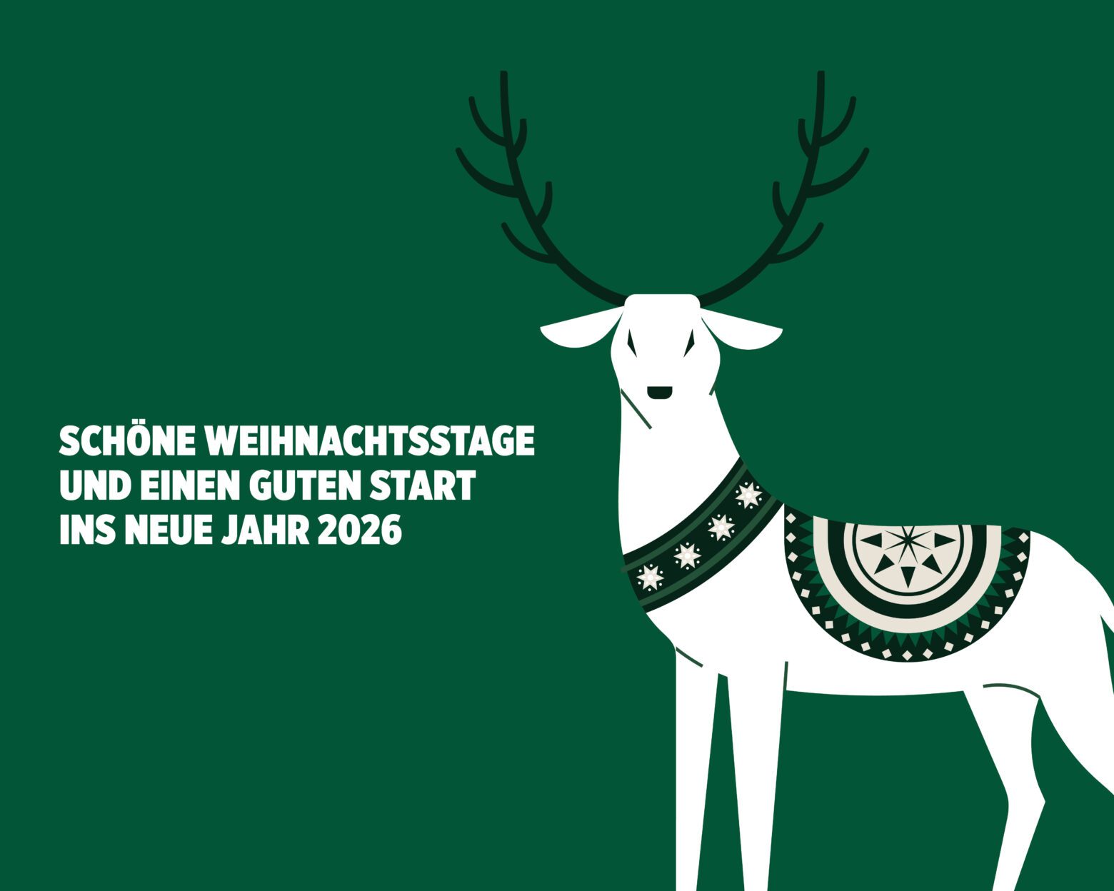 Wir wünschen ein schönes Weihnachtsfest